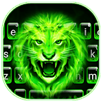 Green Neon Lion Keyboard Theme icon