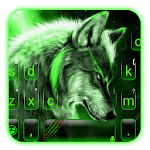 Green Wild Wolf Keyboard Theme icon