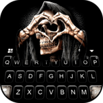 Grim Reaper Skull Love Keyboard Theme icon