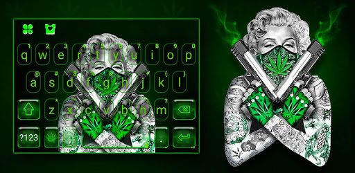Gun Weed Cool Lady Keyboard PC screenshot Gun Weed Cool Lady Keyboard PC screenshot