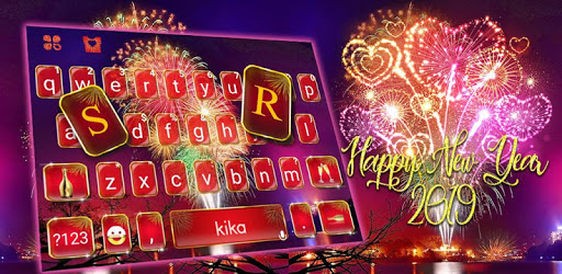 Happy New Year 2019 Keyboard Theme PC screenshot