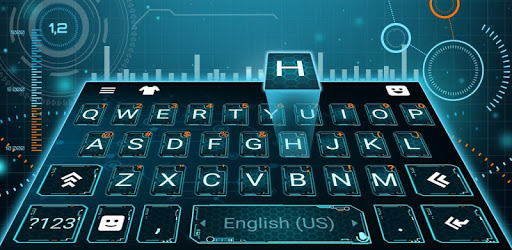 Hologram 4d Keyboard Theme PC screenshot