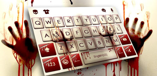Horror Bloody Hands Keyboard Theme PC screenshot
