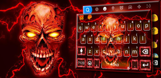 Horror Lightning Devil Keyboard Theme PC screenshot