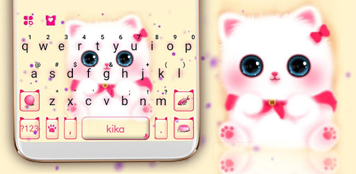 Kawaii Kitty Cute Cat Keyboard Theme PC screenshot