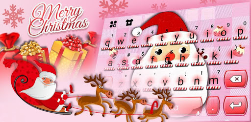 Kawaii Christmas Keyboard Theme PC screenshot