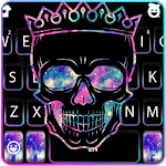 King Black Skull Keyboard Theme icon