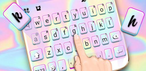 Laser Melt Color Keyboard Theme PC screenshot
