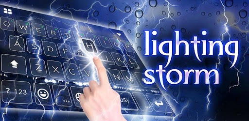 Lighting Storm Keyboard Theme PC screenshot Lighting Storm Keyboard Theme PC screenshot