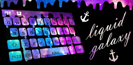 Liquid Galaxy Droplets Keyboard Theme PC screenshot Liquid Galaxy Droplets Keyboard Theme PC screenshot