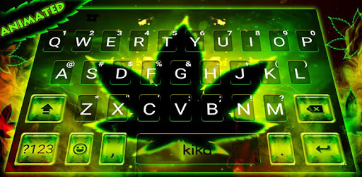 Live Neon Green Leave Keyboard Theme PC screenshot Live Neon Green Leave Keyboard Theme PC screenshot