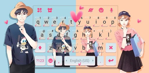Love Couple Keyboard Theme PC screenshot