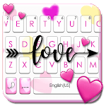 Love Hearts Arrow Keyboard Theme for PC