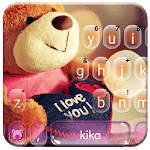 Lovely Brown Teddy Keyboard Theme icon