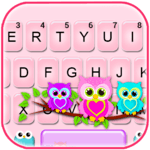 Lovely Owls Keyboard Theme icon