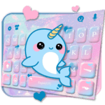 Lovely Unicorn Whales Keyboard Theme icon