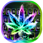 Luminous Smoke Weed Keyboard Theme icon