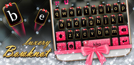 Luxury Bowknot Keyboard Theme PC screenshot
