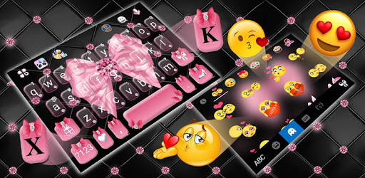 Luxury Pink Bow Keyboard Theme PC screenshot Luxury Pink Bow Keyboard Theme PC screenshot