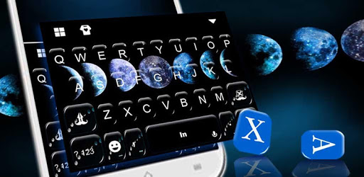 Moon Phase Keyboard Theme PC screenshot