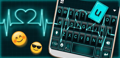 Neon Heart Love Keyboard Theme PC screenshot Neon Heart Love Keyboard Theme PC screenshot