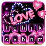 Neon Love Keyboard Theme icon