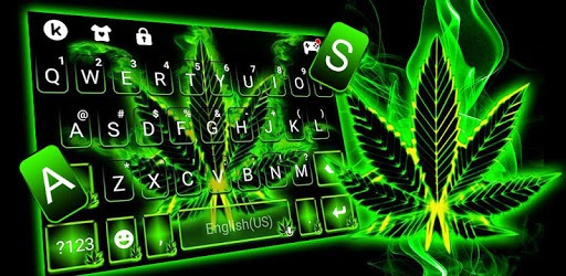 Neon Weed Smoke Keyboard Theme PC screenshot Neon Weed Smoke Keyboard Theme PC screenshot