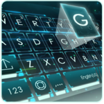 Neon 3d Tech Hologram Keyboard Theme icon