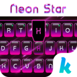 Neon Star Kika Keyboard Theme for PC Neon Star Kika Keyboard Theme for PC