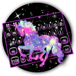 Night Galaxy Unicorn Keyboard Theme icon