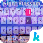 Night Blossom Keyboard Theme for PC Night Blossom Keyboard Theme for PC