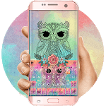 Colorful Owl Keyboard Theme icon