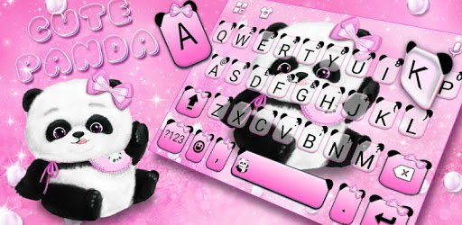 Pink Girly Panda Keyboard Theme PC screenshot Pink Girly Panda Keyboard Theme PC screenshot