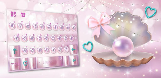 Pink Luxury Pearl Keyboard Theme PC screenshot Pink Luxury Pearl Keyboard Theme PC screenshot