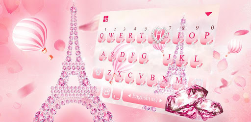 Pink Diamond Paris Keyboard Theme PC screenshot Pink Diamond Paris Keyboard Theme PC screenshot