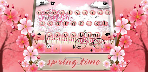 Pink Spring Keyboard Theme PC screenshot Pink Spring Keyboard Theme PC screenshot