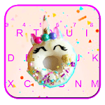 Pinky Donut Unicorn Keyboard Theme icon