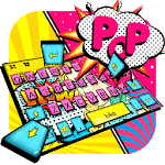 Pop Style Lady Keyboard Theme icon