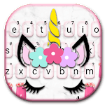 Pretty Unicorn Keyboard Theme icon