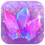 Purple Crystal Keyboard Theme icon