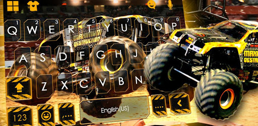 Racing Monster Track Keyboard Theme PC screenshot