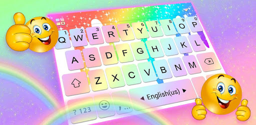 Rainbow Fonts word Keyboard Theme PC screenshot Rainbow Fonts word Keyboard Theme PC screenshot
