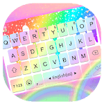 Rainbow Fonts word Keyboard Theme icon