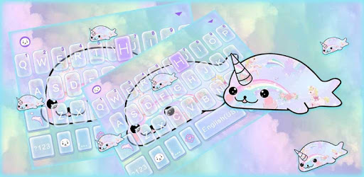 Rainbow Seal Unicorn Keyboard Theme PC screenshot Rainbow Seal Unicorn Keyboard Theme PC screenshot