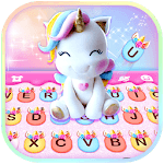 Rainbow Unicorn Smile Keyboard Theme icon