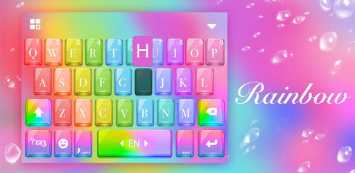 Rainbow1 Keyboard Theme PC screenshot Rainbow1 Keyboard Theme PC screenshot