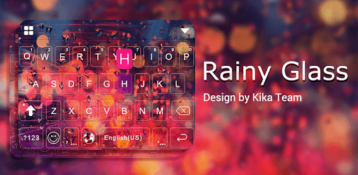 Rainy Glass Keyboard Theme PC screenshot Rainy Glass Keyboard Theme PC screenshot