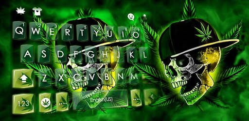 Rasta Weed Skull Keyboard Theme PC screenshot Rasta Weed Skull Keyboard Theme PC screenshot