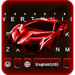 Red Racing Sports Car Keyboard Theme icon