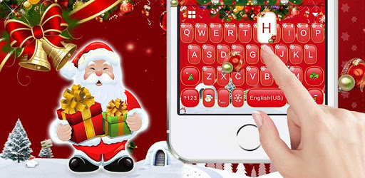 Red Christmas1 Keyboard Theme PC screenshot